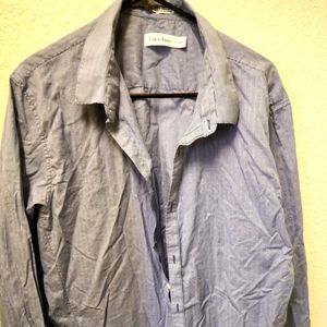 Calvin Klein XL long sleeve casual button down shirt